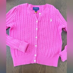 Polo by Ralph Lauren Vibrant Pink Cardigan